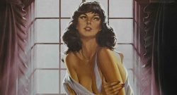 The artwork for Mark Rosman's 1983 slasher The House on Sorority Row.