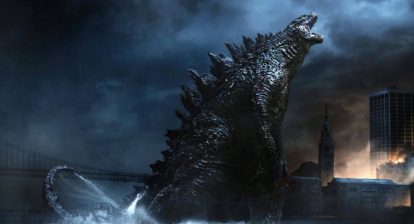 Another movie poster from the rebooted 2014 Godzilla movie written by Max Borenstein and Dave Callaham.