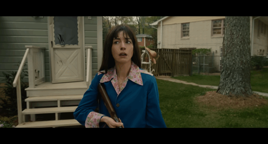 Anne Hathaway in The End of Oak Street.